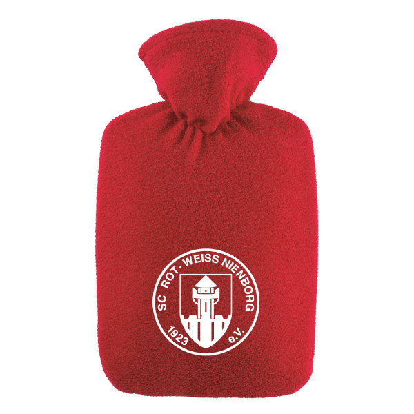 Wärmflasche Klassik 1,8 l mit Fleecebezug