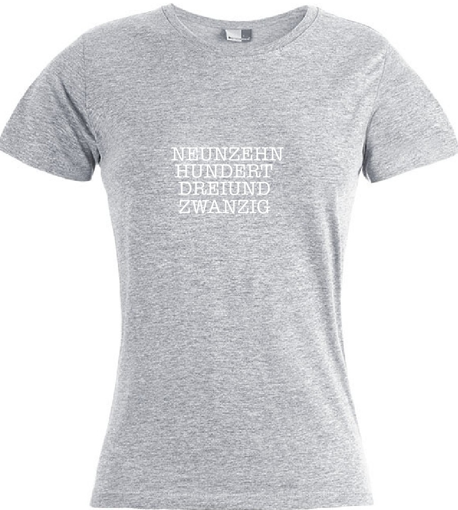 NEUNZEHNHUNDERTDREIUNDZWANZIG - Grau - Ladies