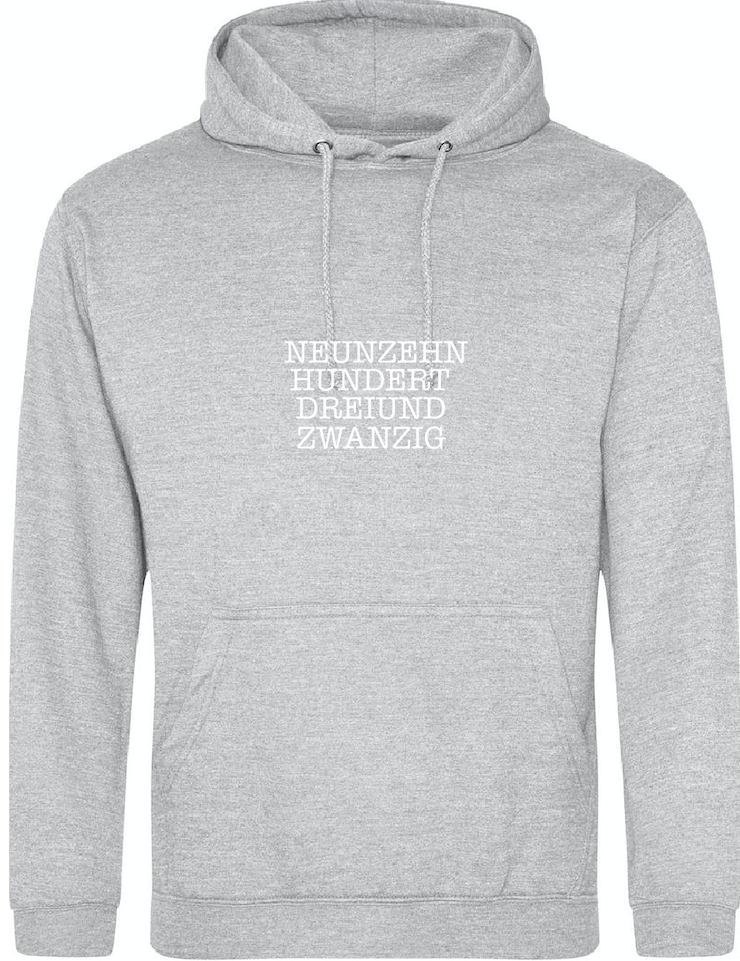 NEUNZEHNHUNDERTDREIUNDZWANZIG - Grau